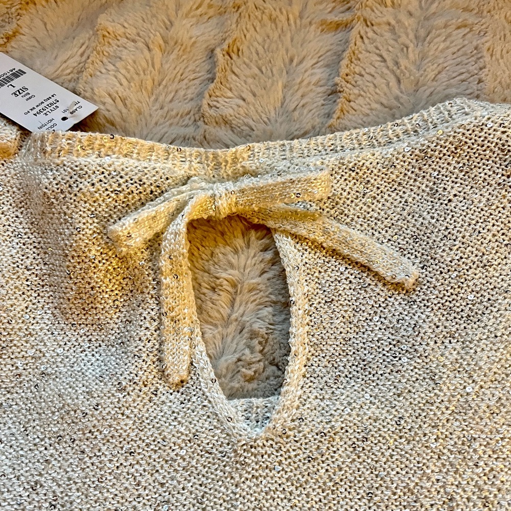 Black House White Market White Sequin Sweater